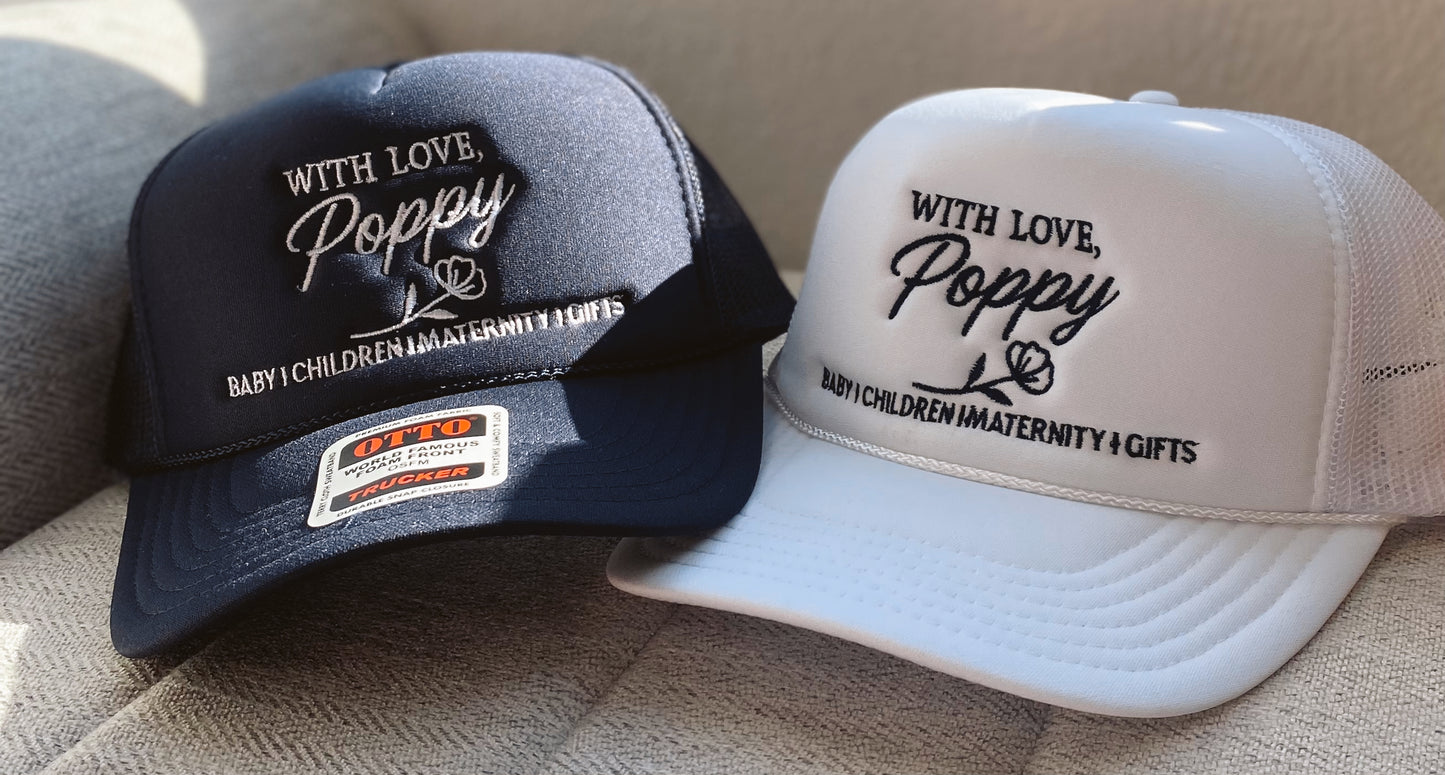 With Love, Poppy Foam Trucker Hat