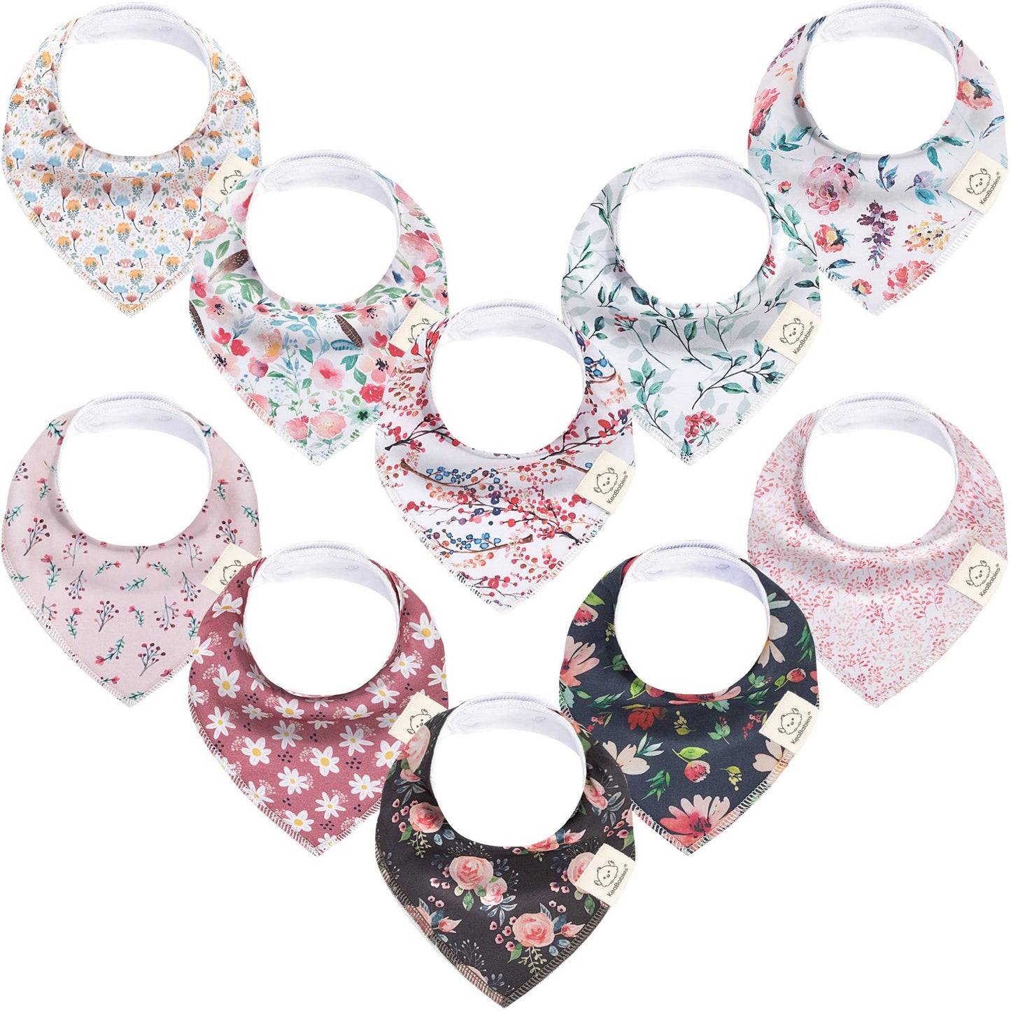 Tea Party Bandana Bibs