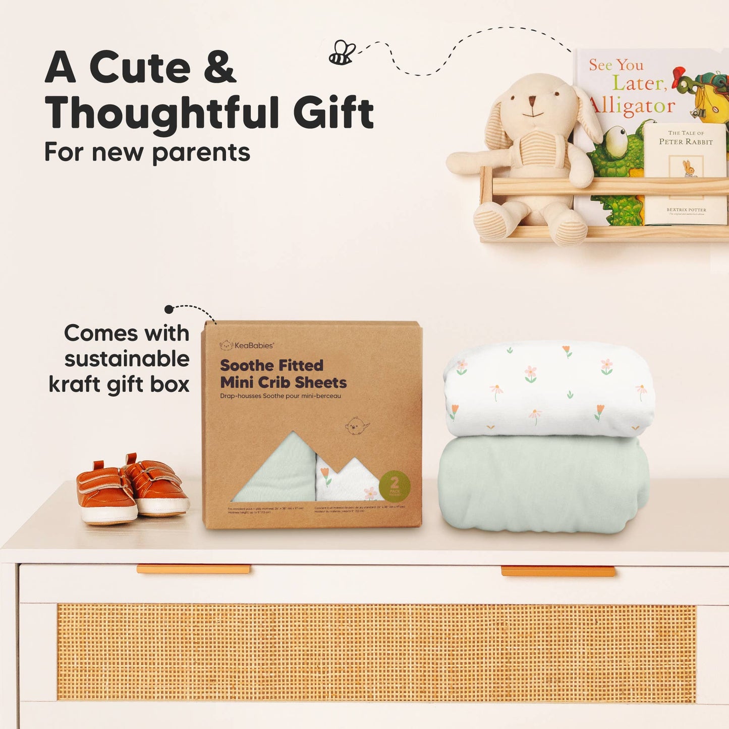 Wildflower Fitted Pack-n-Play Sheets