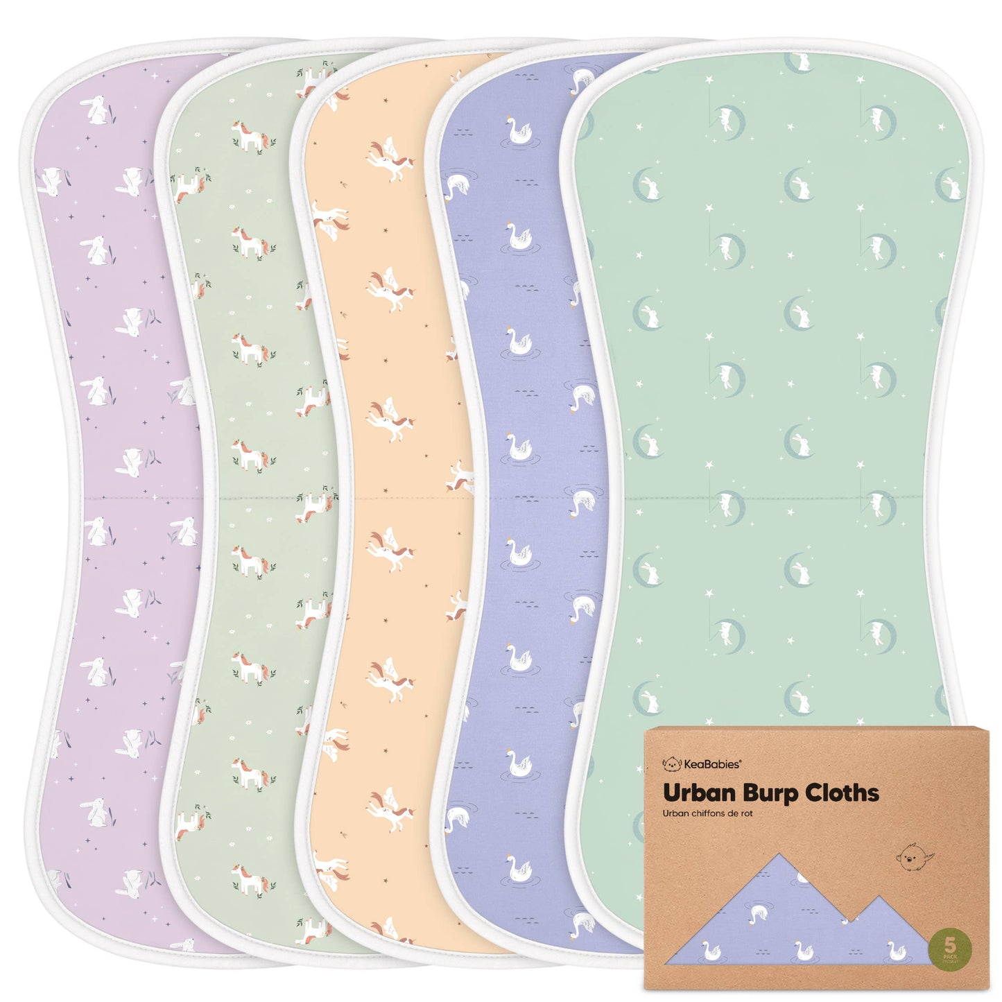 Luna Pack Urban Burp Cloths