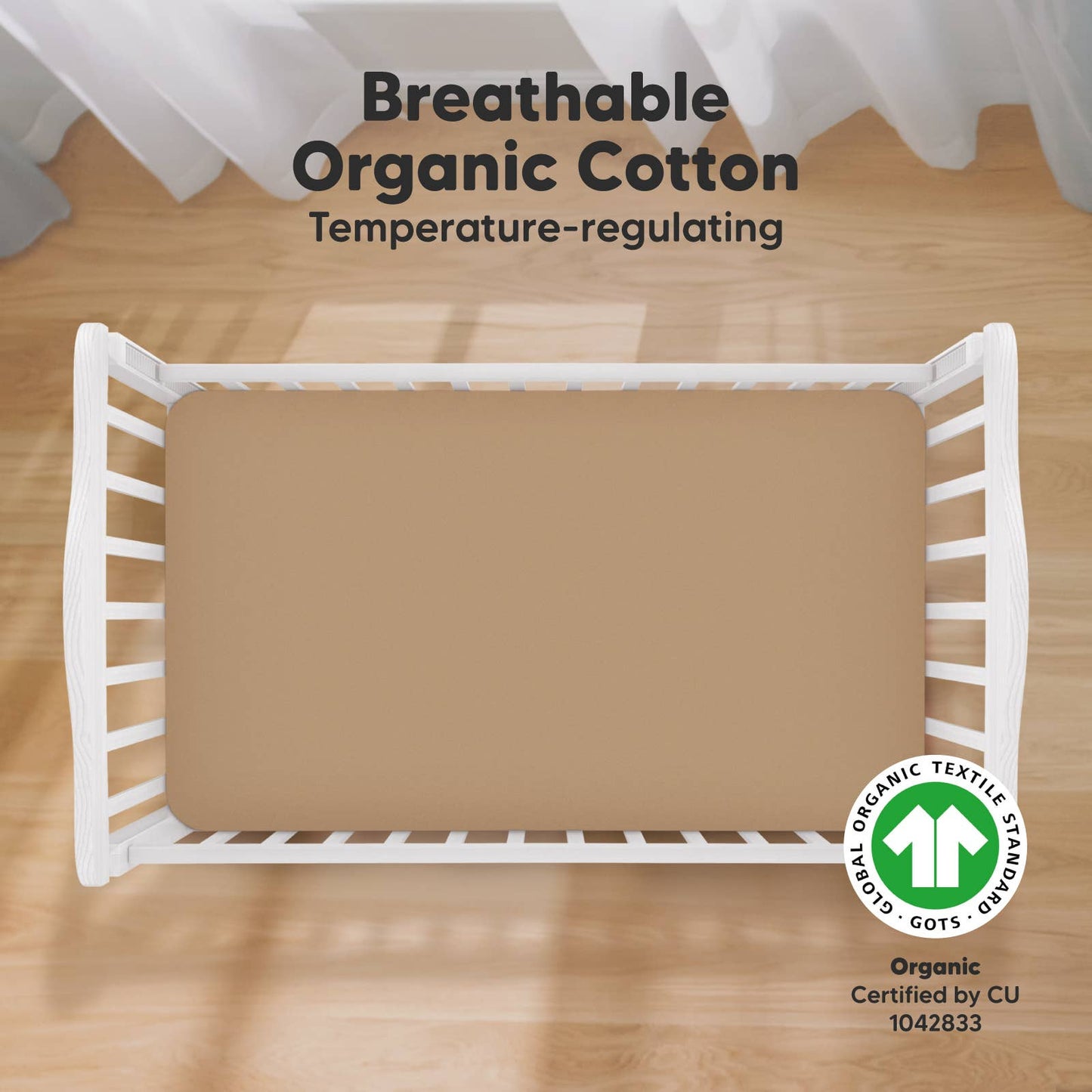 Pecan Pack Fitted Crib Sheet