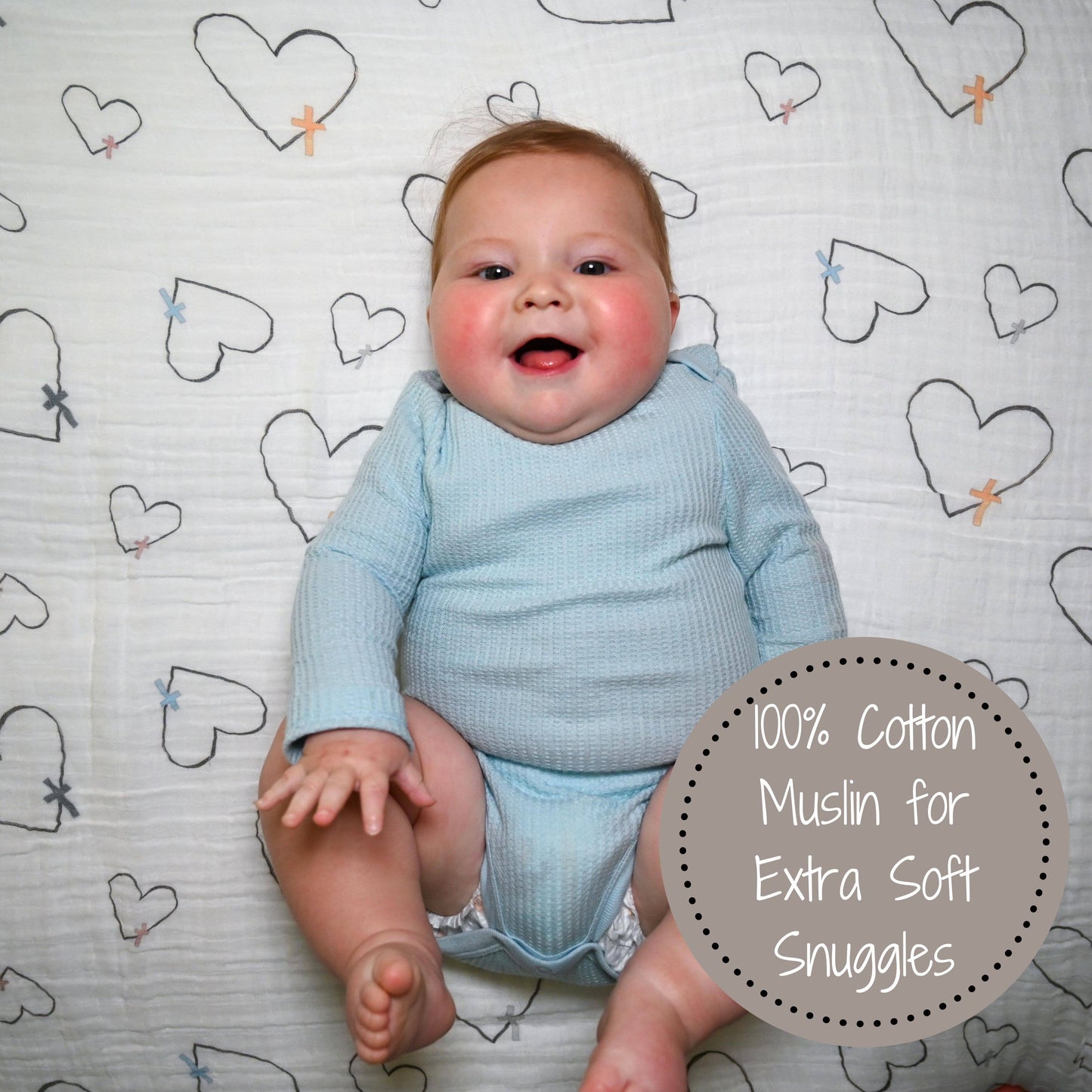 The Love of Christ Swaddle Blanket