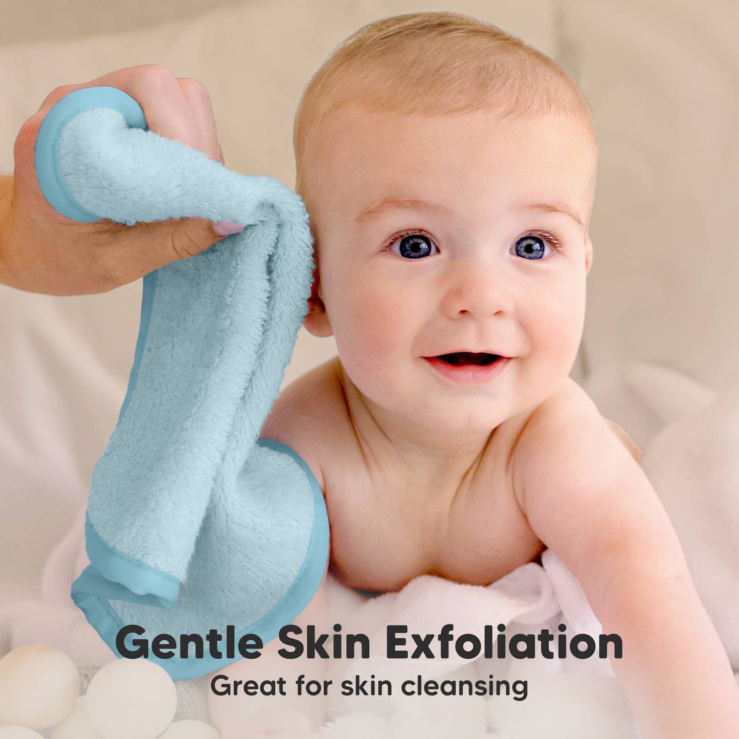 Bravo Blue Pack Baby Wash Cloths