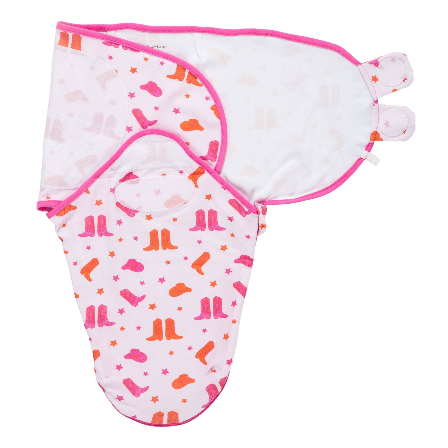 Life is Better in Pink Boots Swaddle