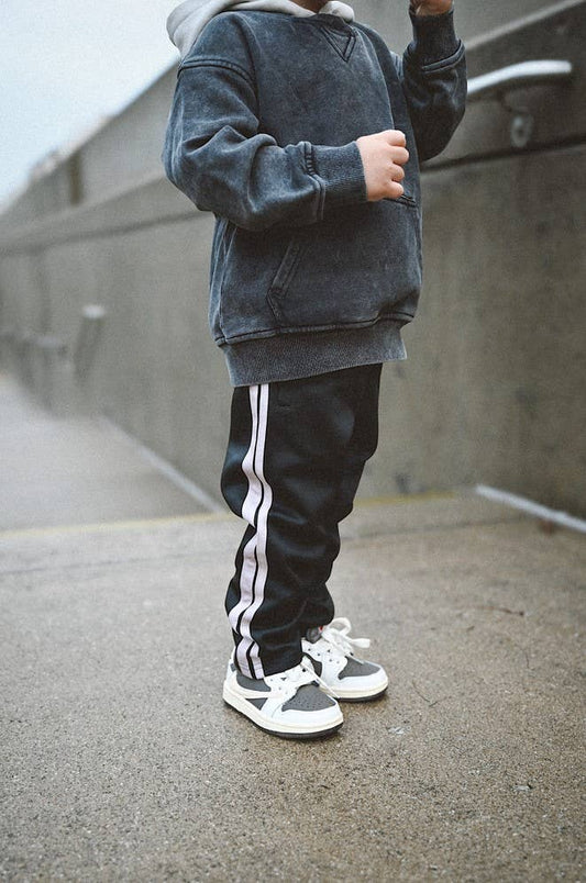 Toddler Black Track Pants