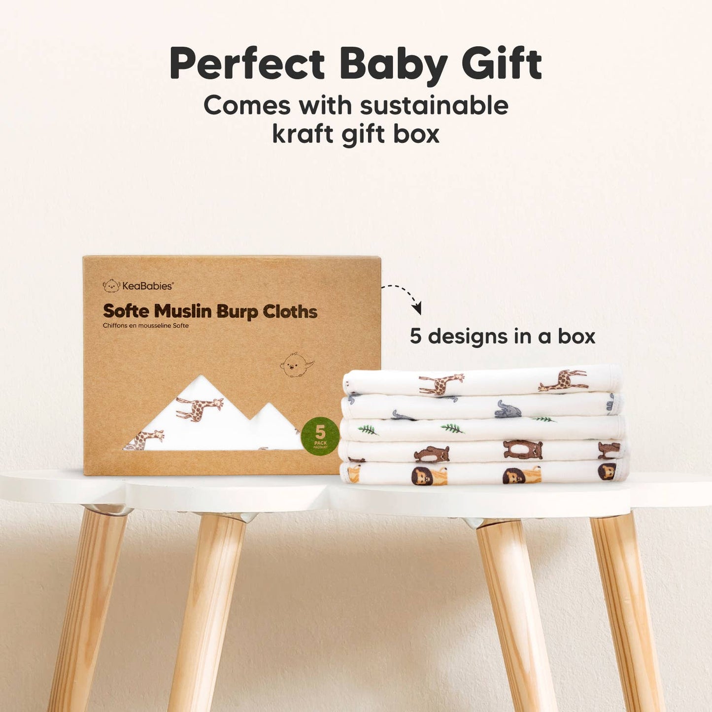 The Wild Pack Softe Burp Cloths