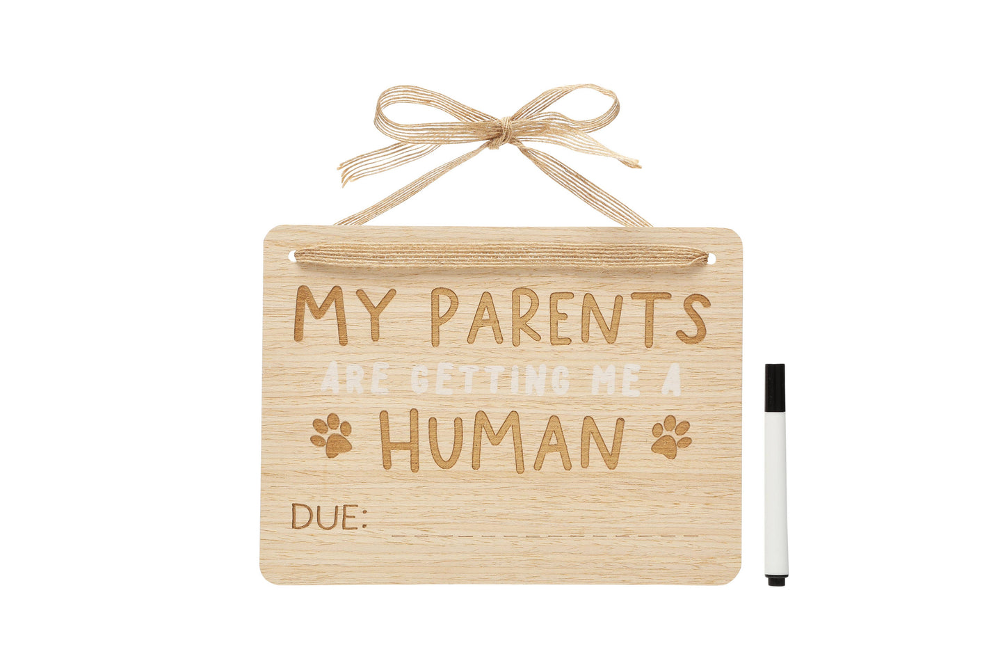 Pet Pregnancy Announcement Sign