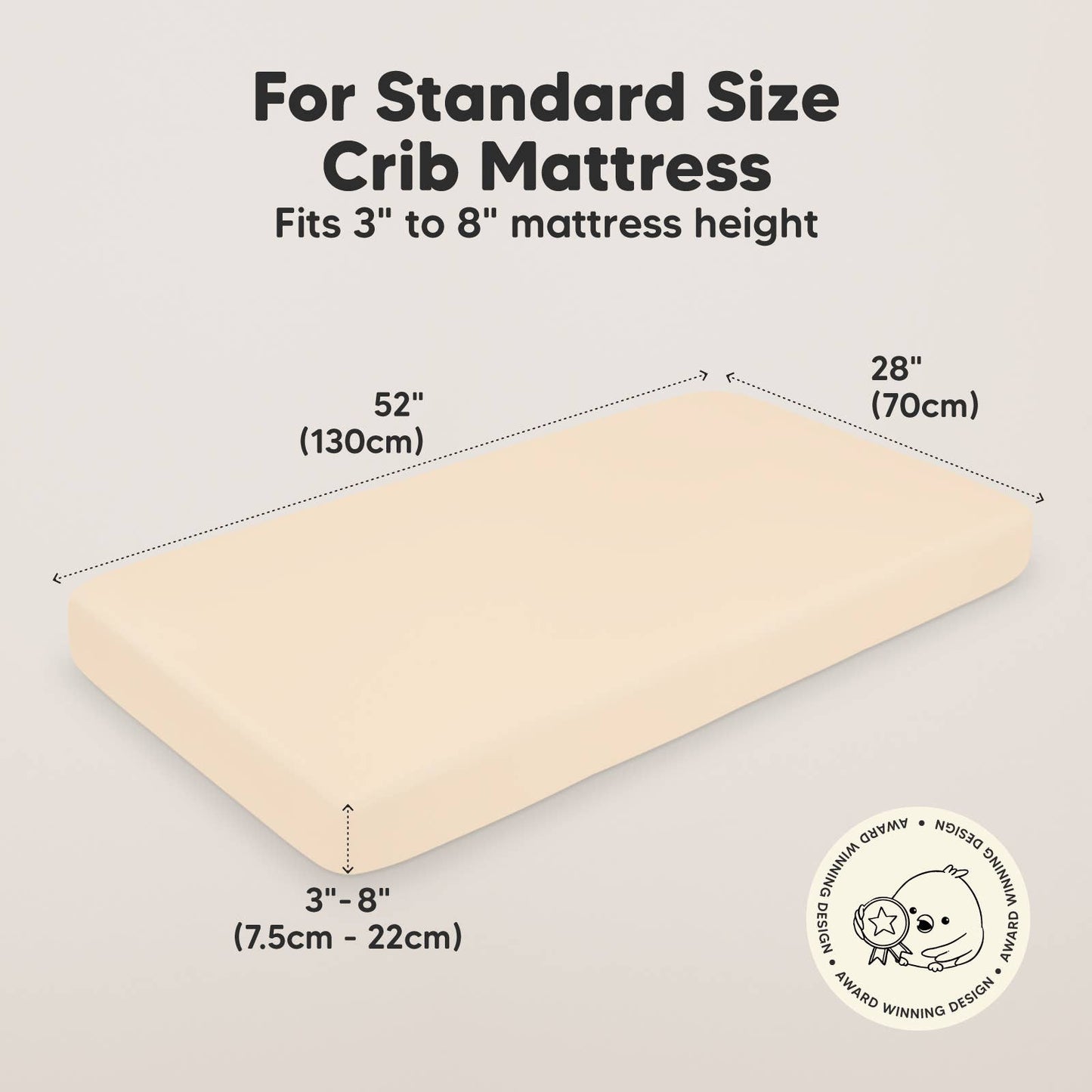 Pecan Pack Fitted Crib Sheet