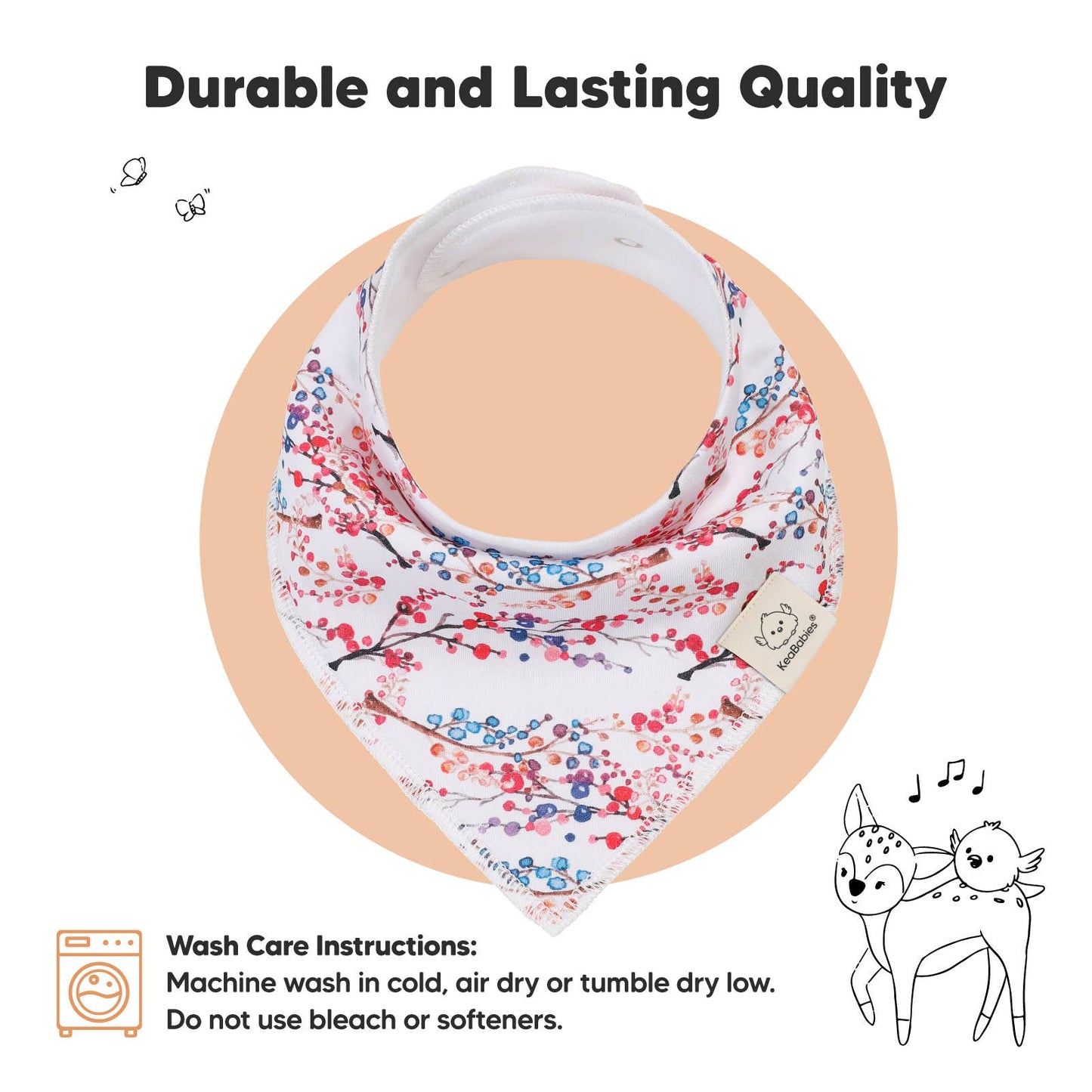 Tea Party Bandana Bibs