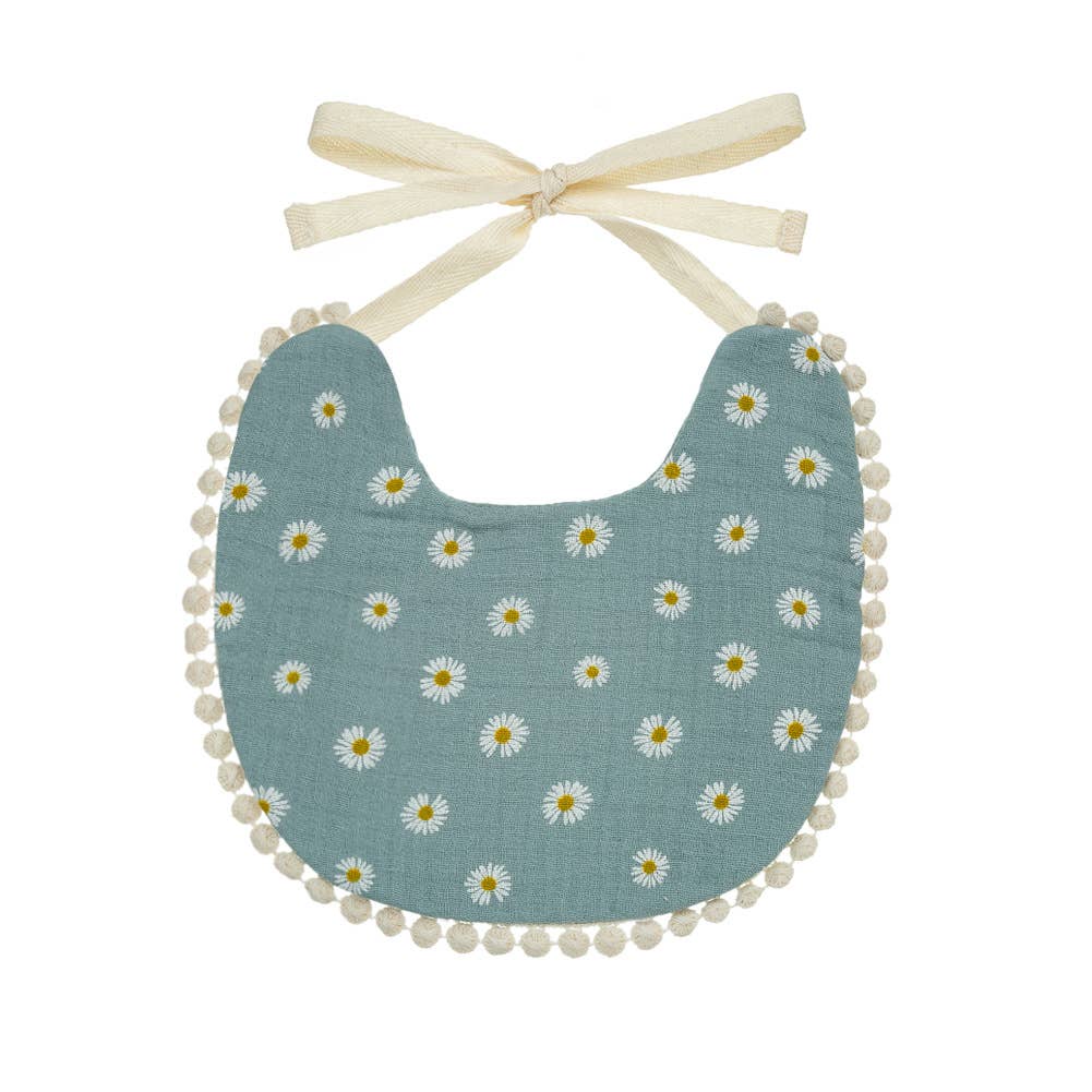 Vintage Print Floral Bib