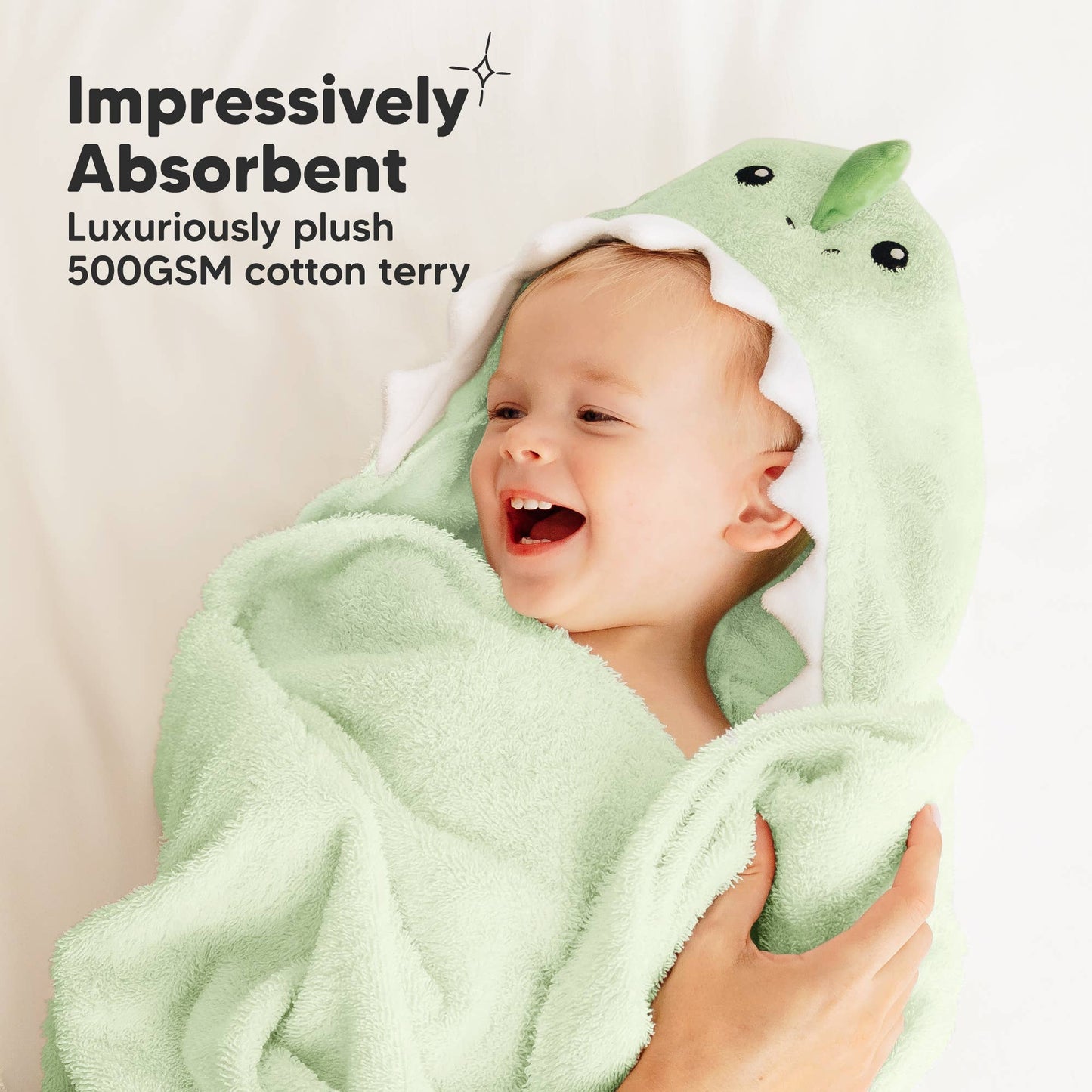 Draco Hooded Baby Bath Towels for Newborn