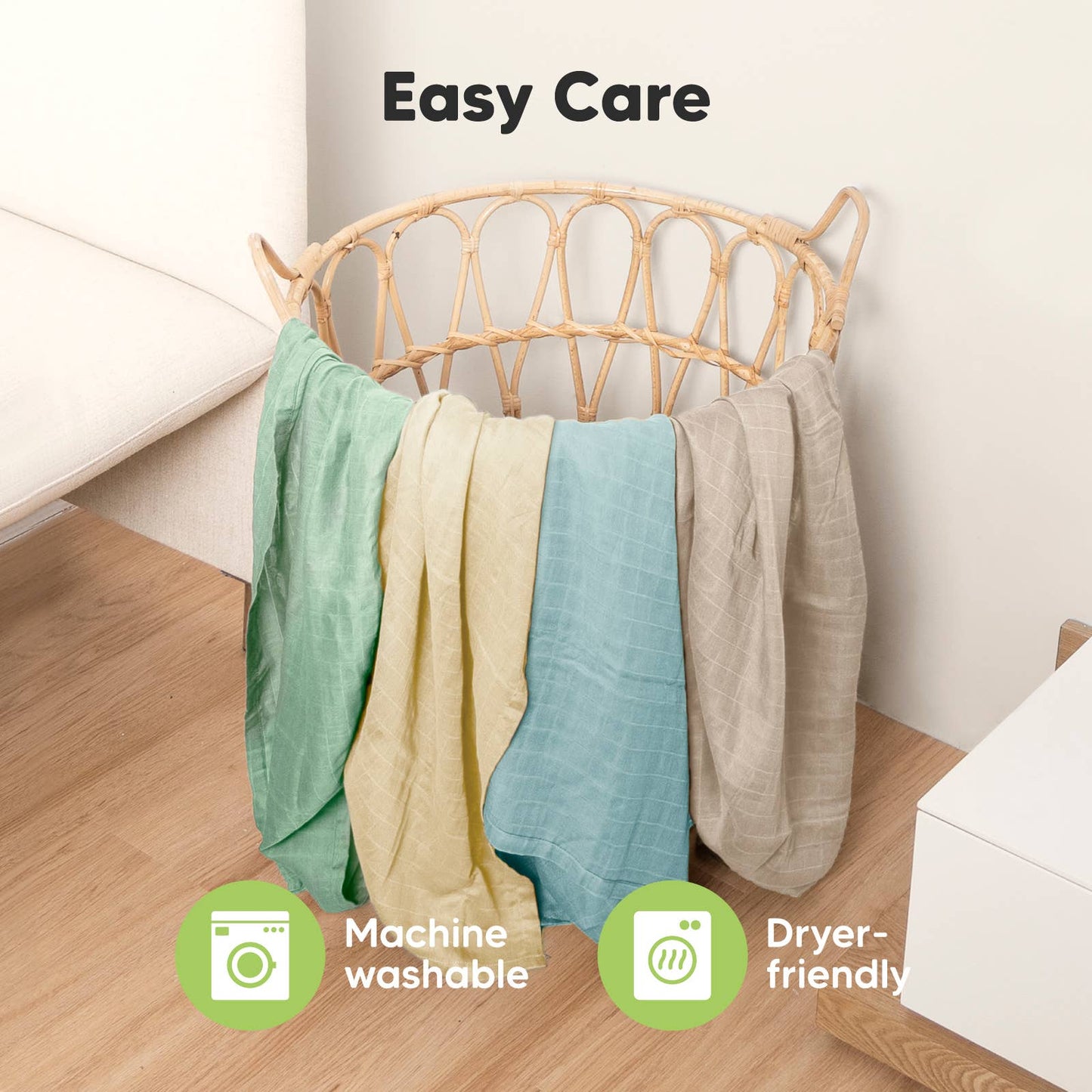 Mirage Pack Muslin Swaddle Blankets