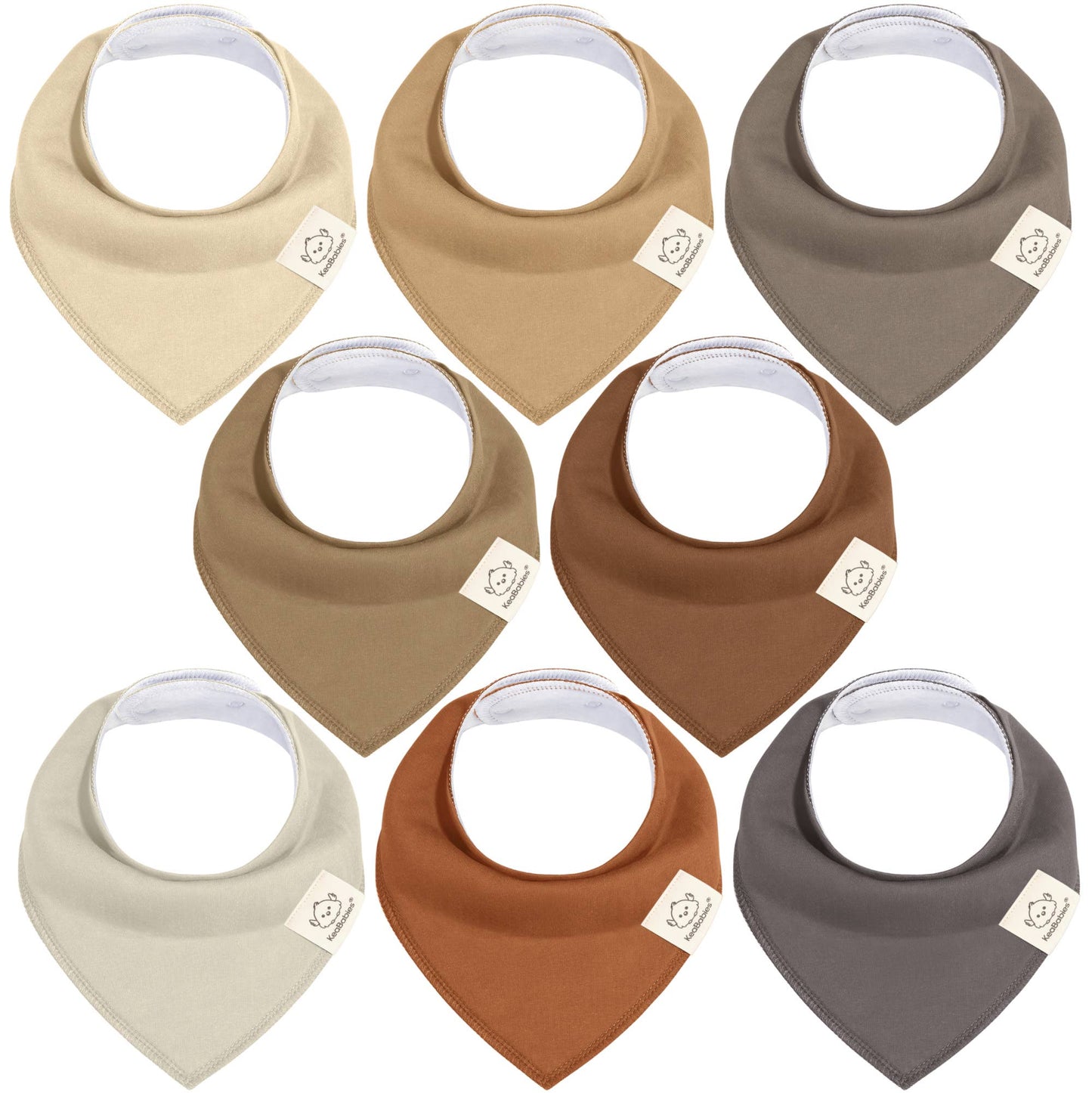 Terracotta Pack Bandana Bibs
