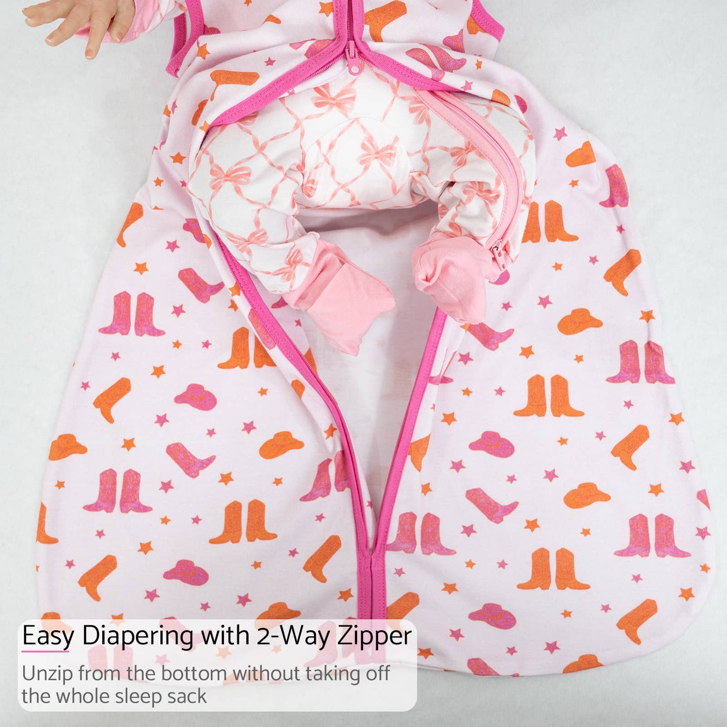 Life is Better in Pink Boots Sleep Sack