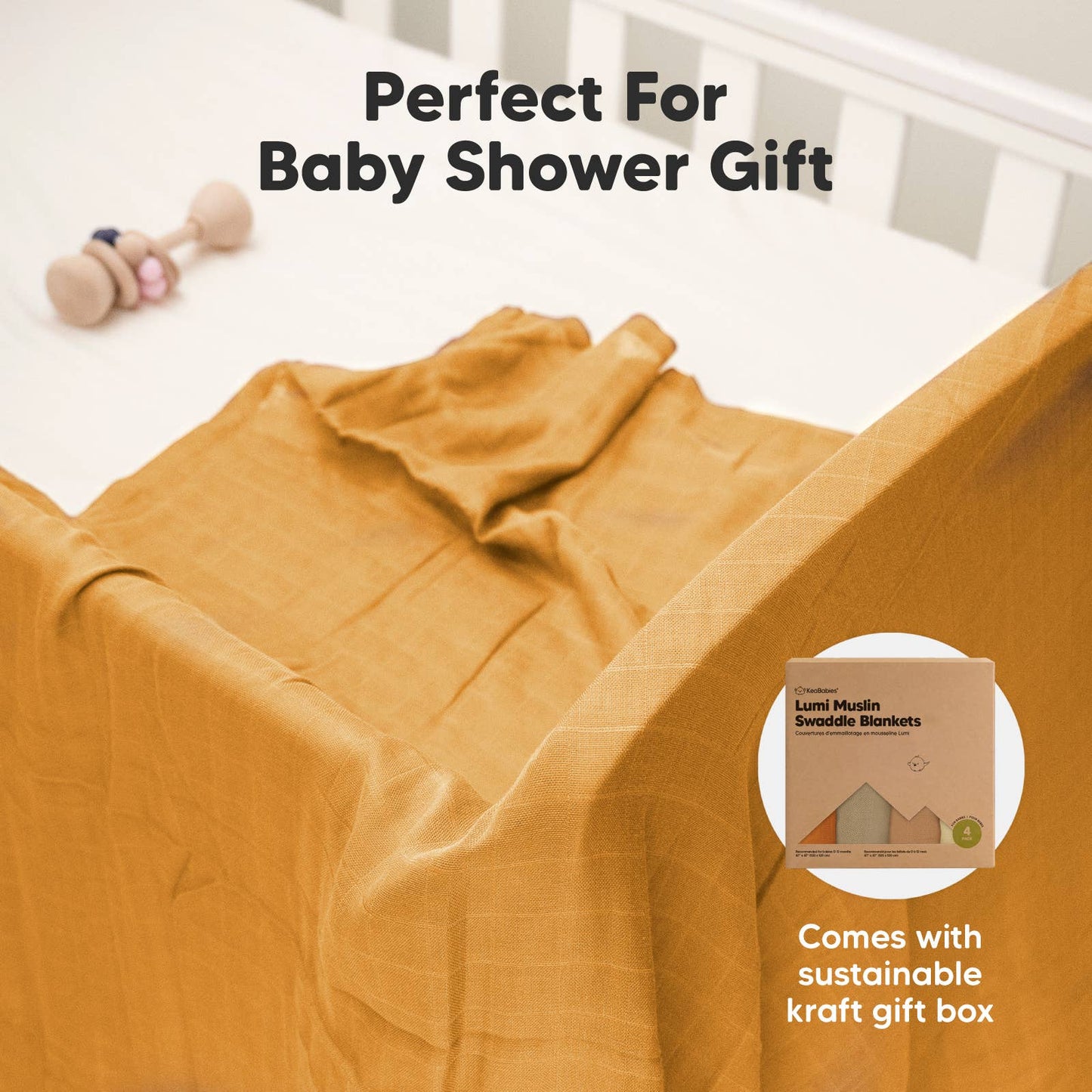Spice Pack Muslin Swaddle Blankets