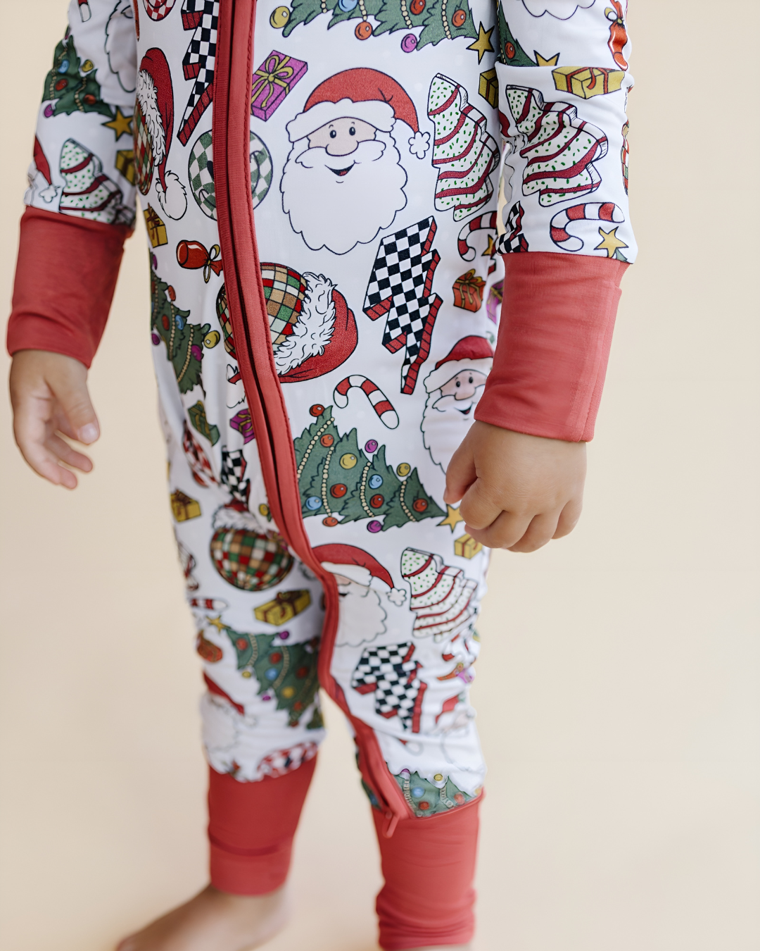 Retro Christmas Zippy Pajamas