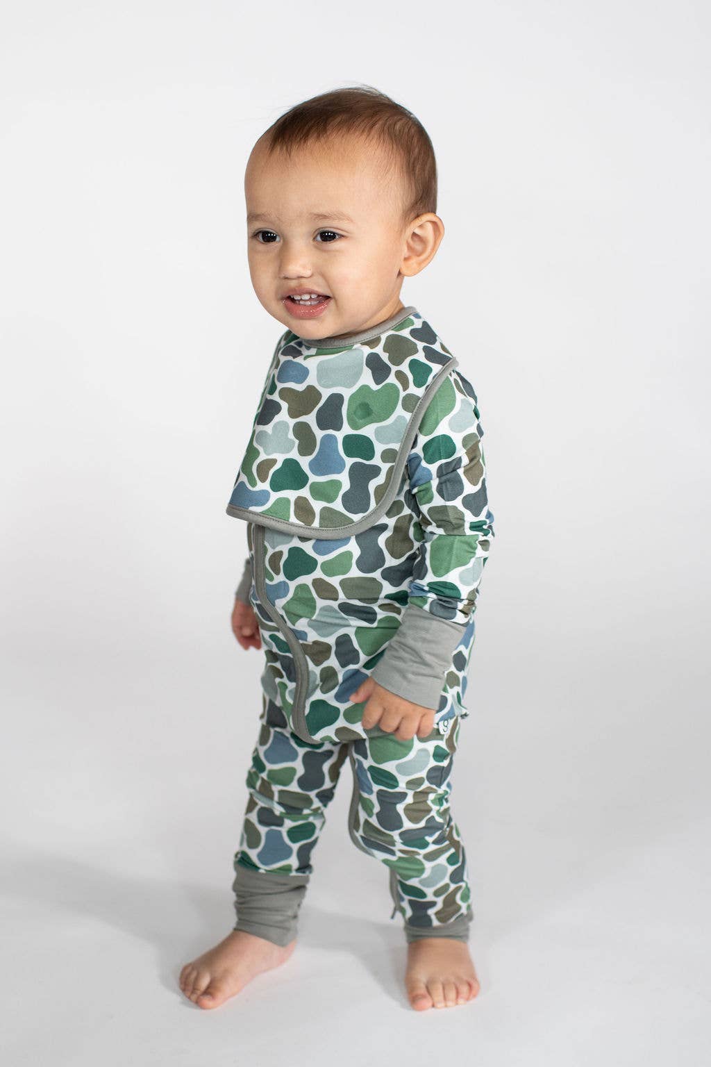 Pebble Camo - Zippy Convertible PJs