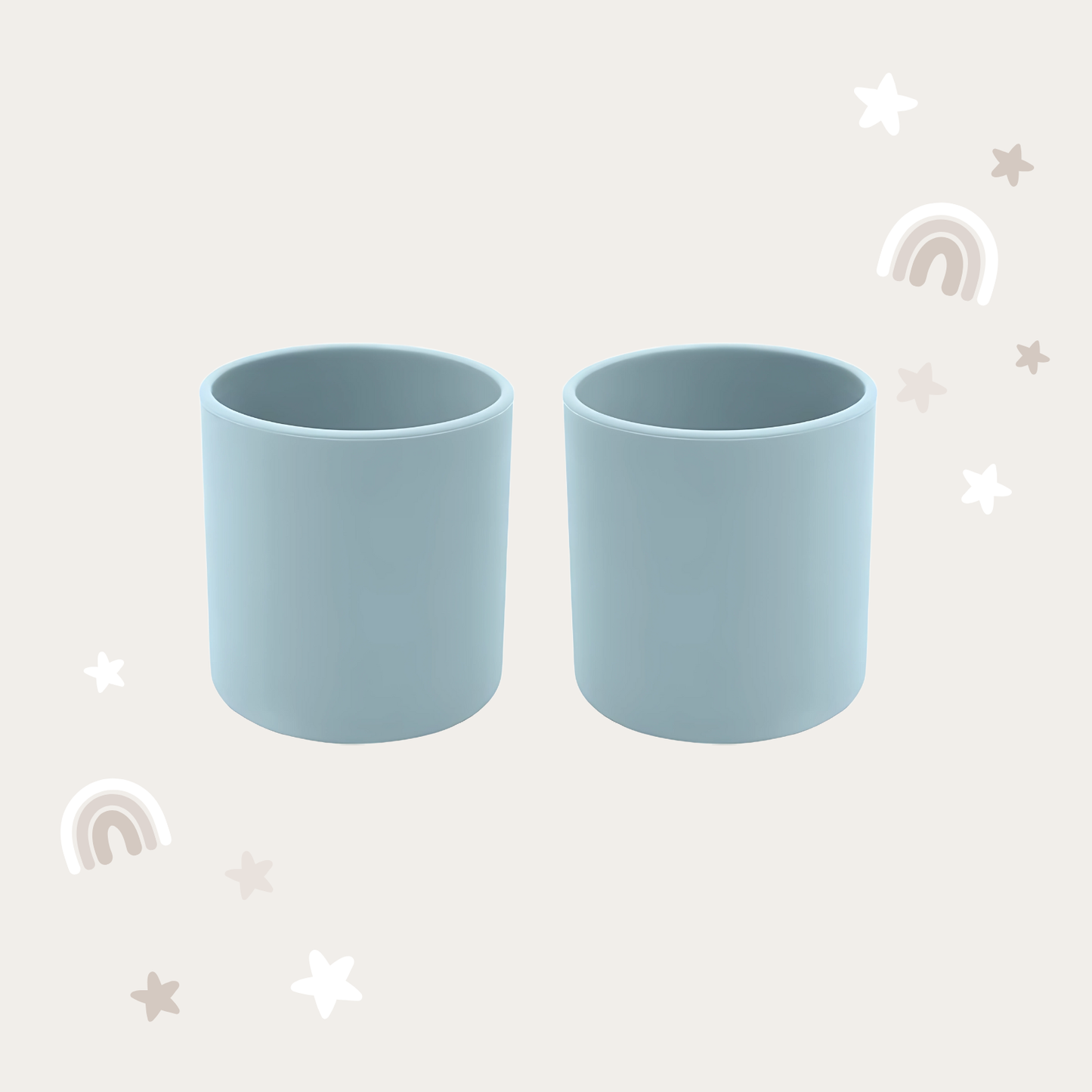 Toddler Dinnerware Cups - Dusty Teal