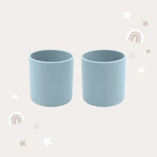 Toddler Dinnerware Cups - Dusty Teal