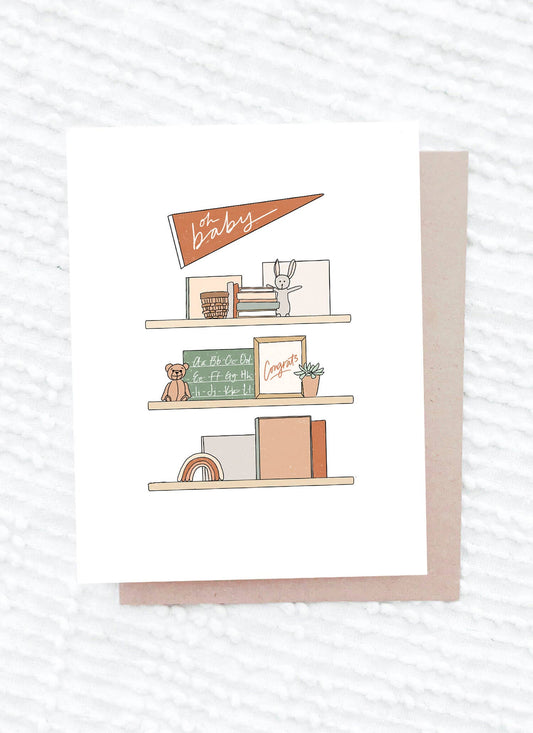 Oh Baby - Greeting Card