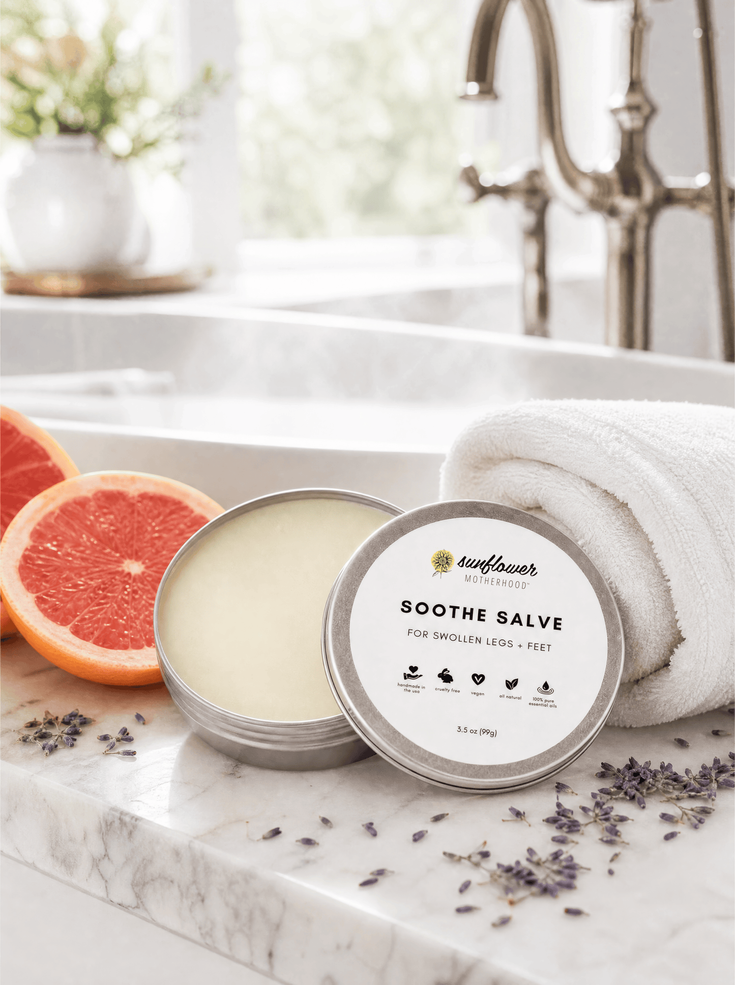 Soothe Salve for Swollen Legs + Feet