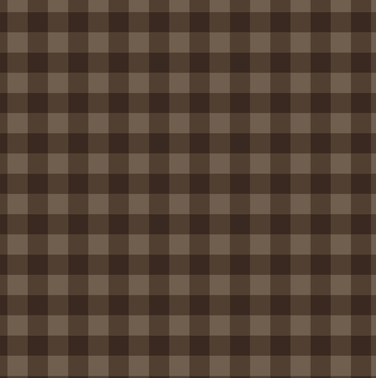 Chestnut Gingham (Ribbed) Two-Piece Pajamas