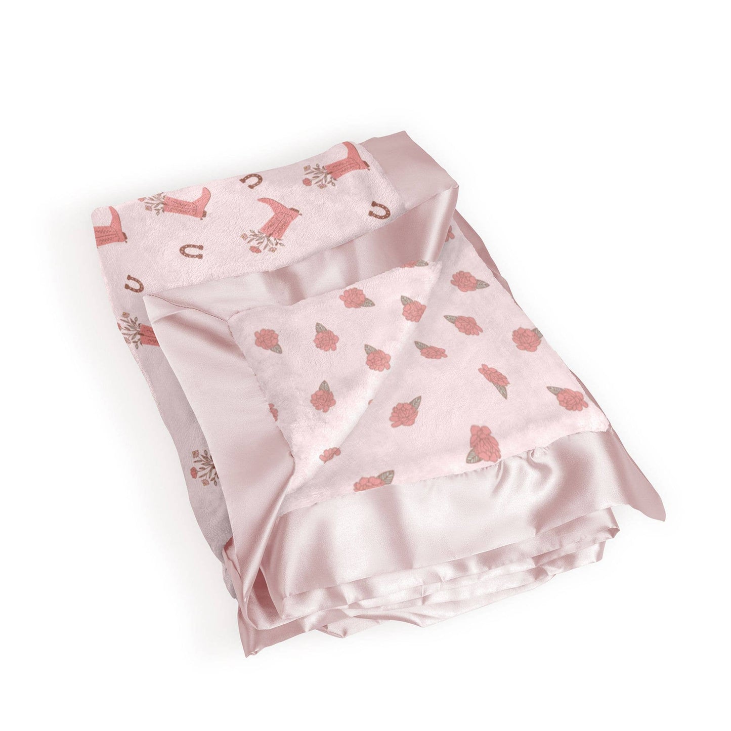 Reversible Baby Blanket - Bloomin' Boot