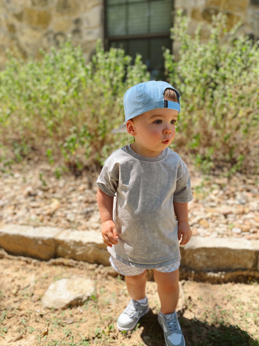 Classic Tan Acid Wash Tee