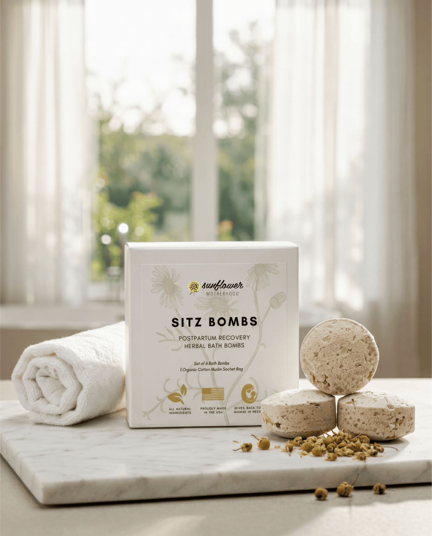 Sitz Bombs | Postpartum Recovery Herbal Bath Bombs