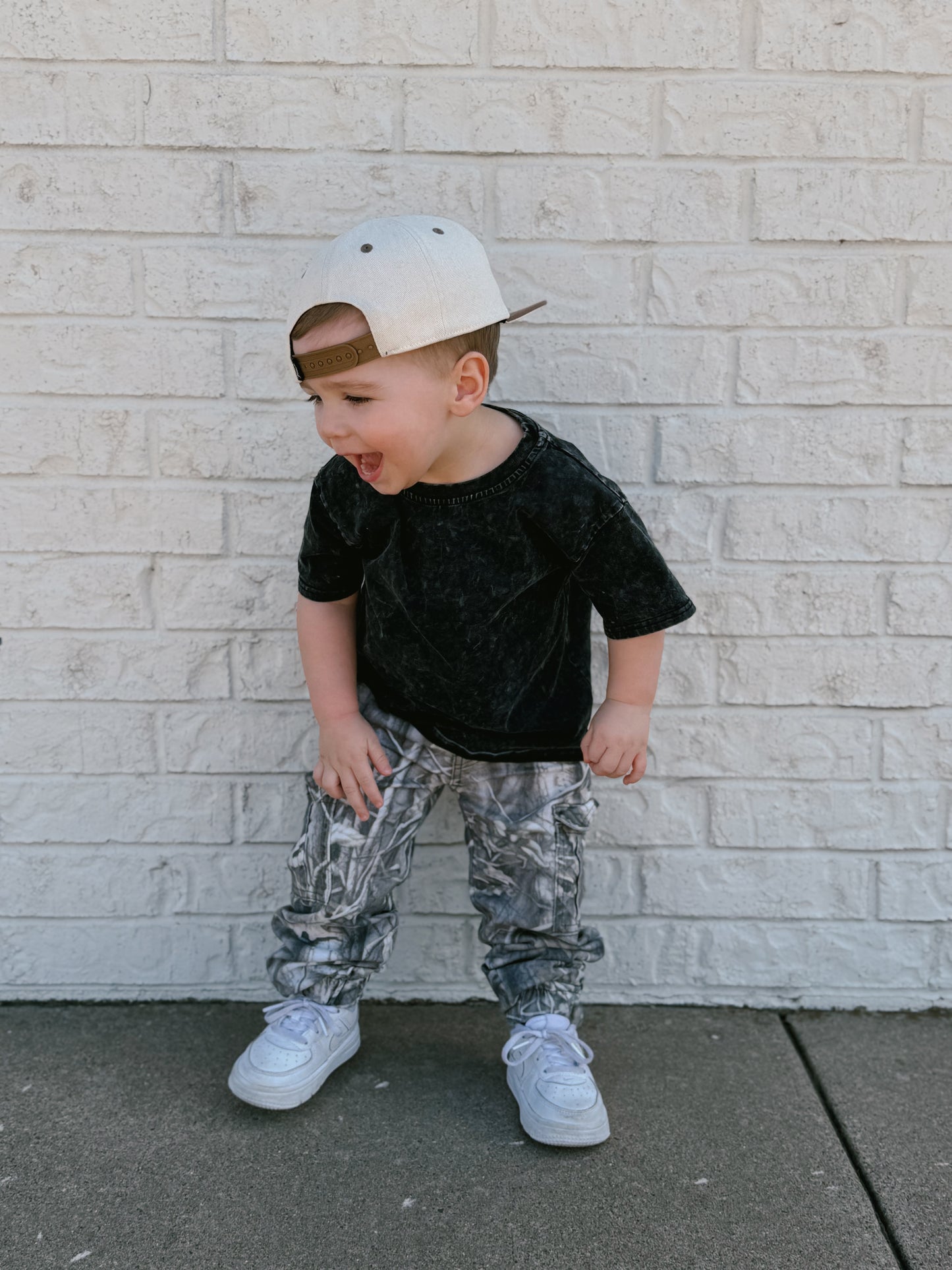 Classic Black Acid Wash Tee