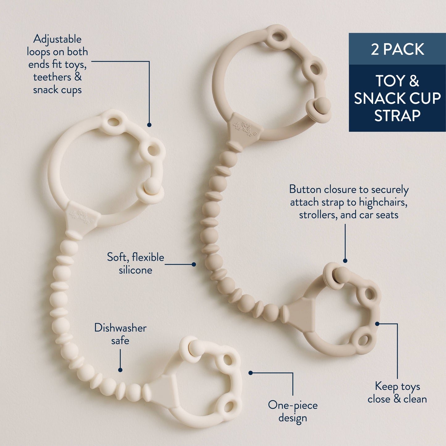 Itzy Strap Pack™ - Toy & Snack Cup Strap