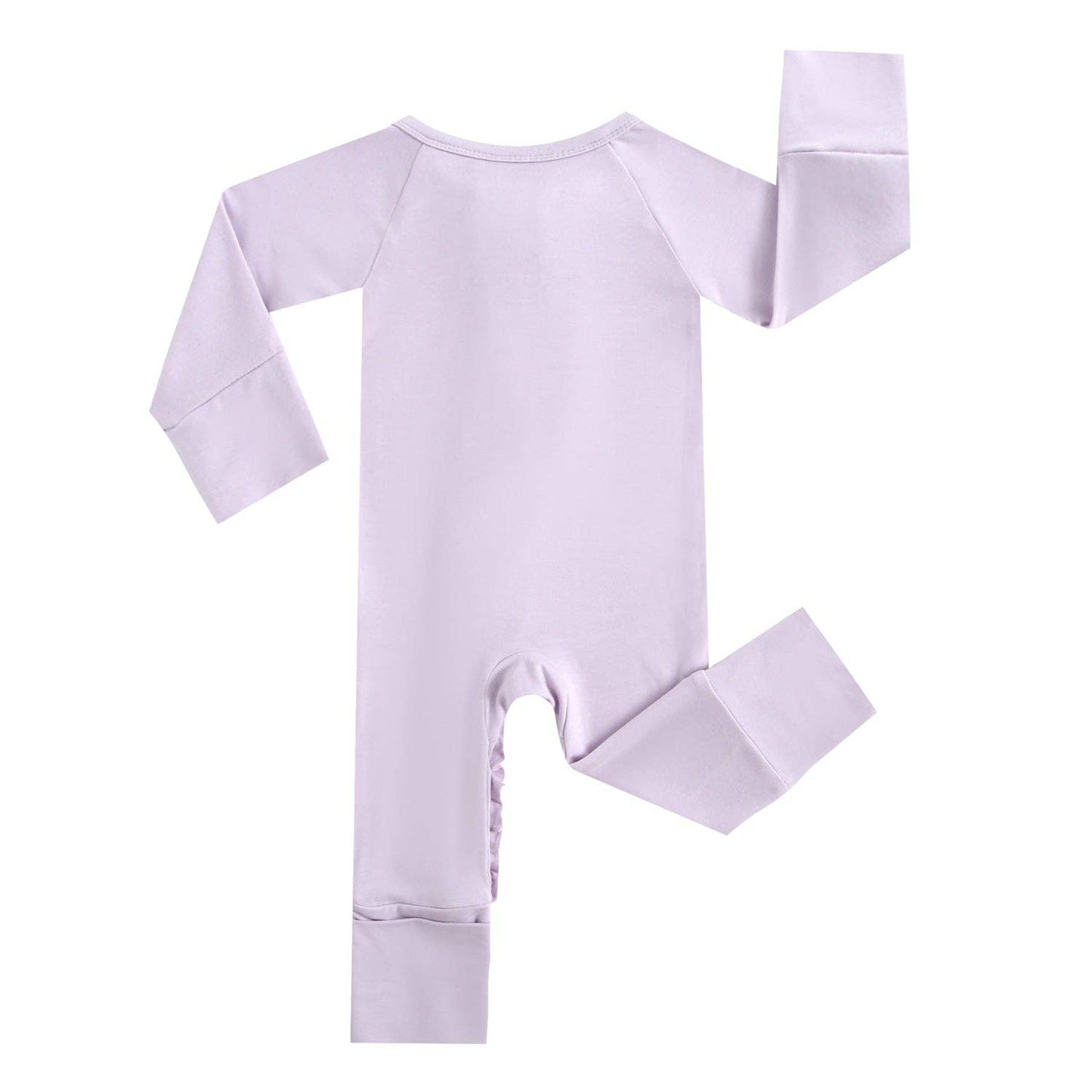 Ruffled Zippered Baby Romper for NICU & Preemies