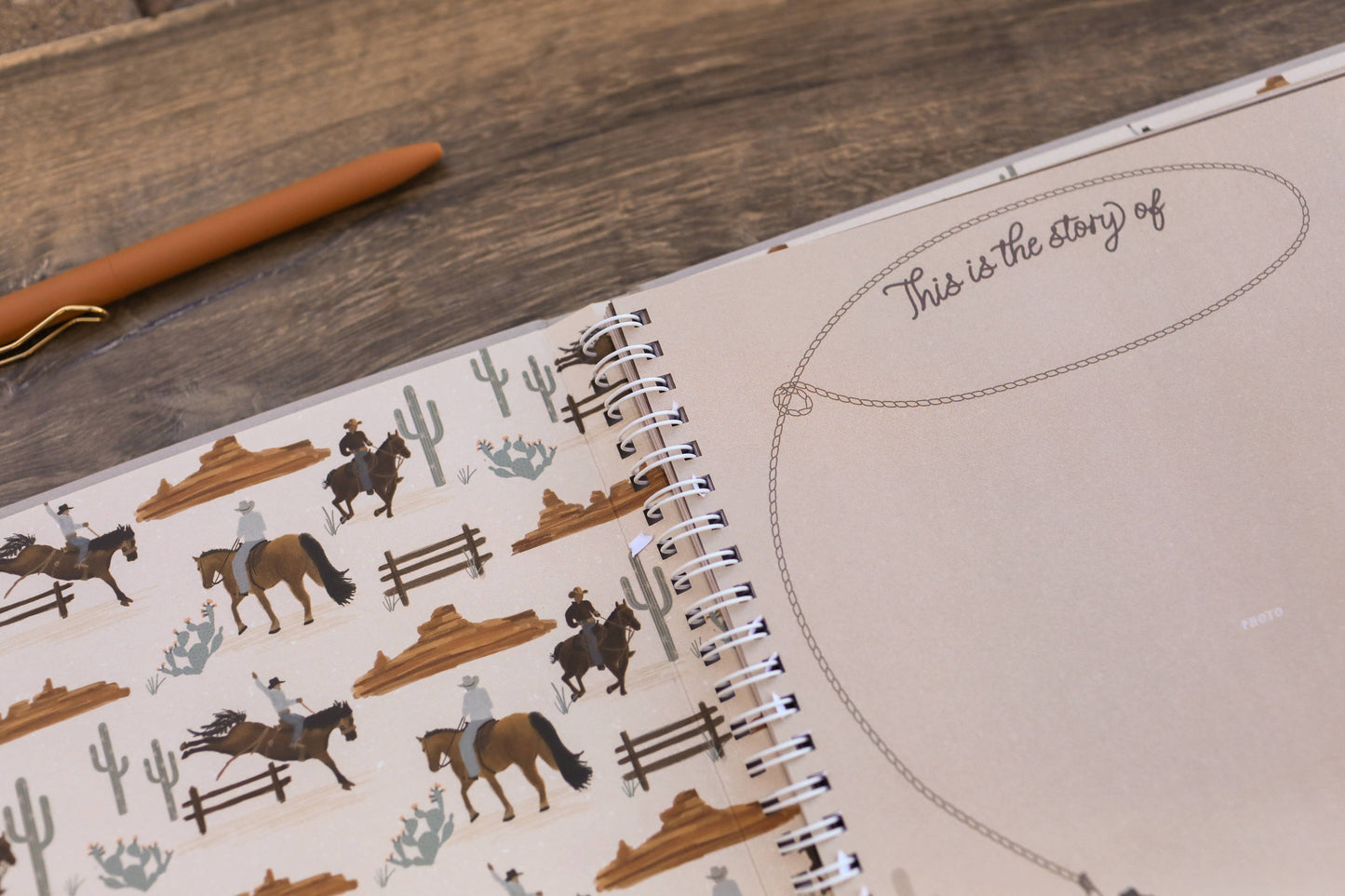 My First Rodeo - Baby Memory Book