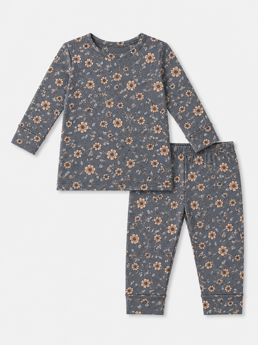 Cottage Floral (Ribbed) Two-Piece Pajamas