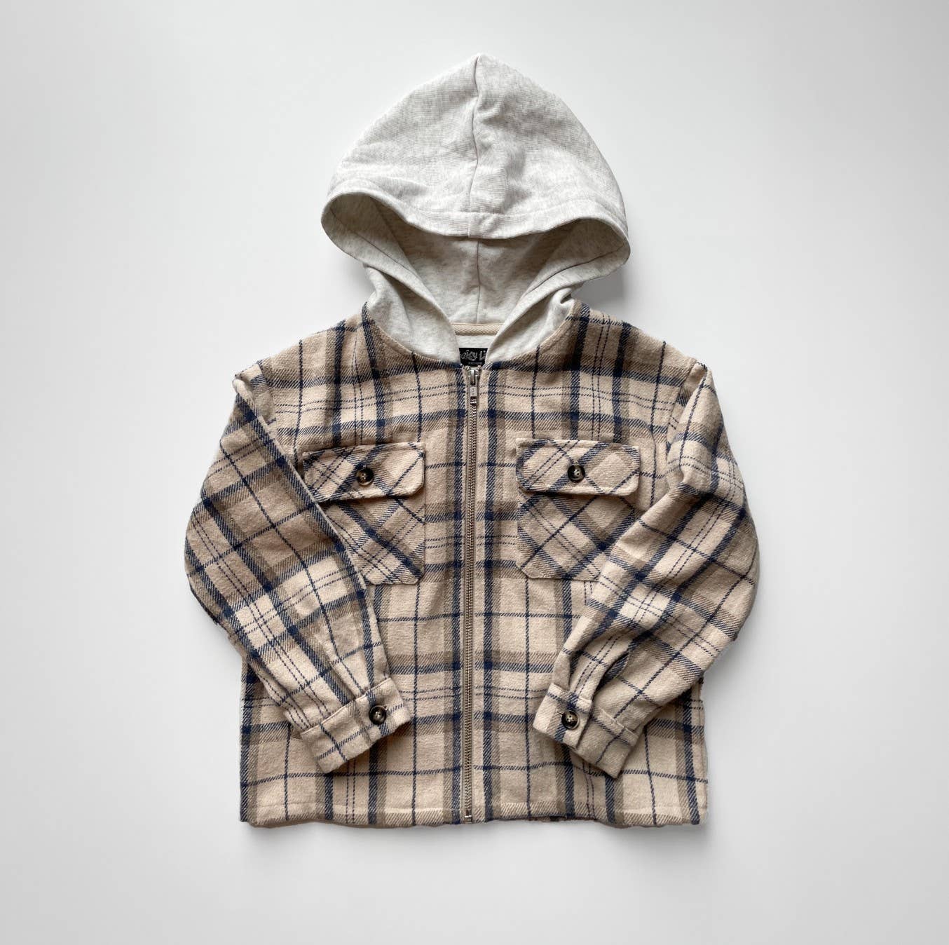 Toddler Hooded Flannel Jacket