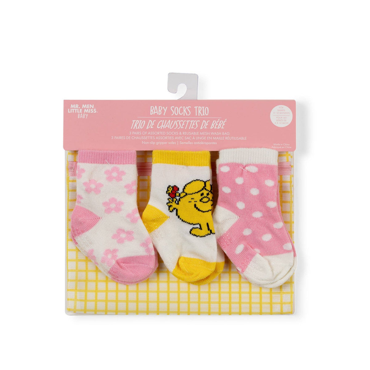 Baby Socks Trio - Little Miss Sunshine