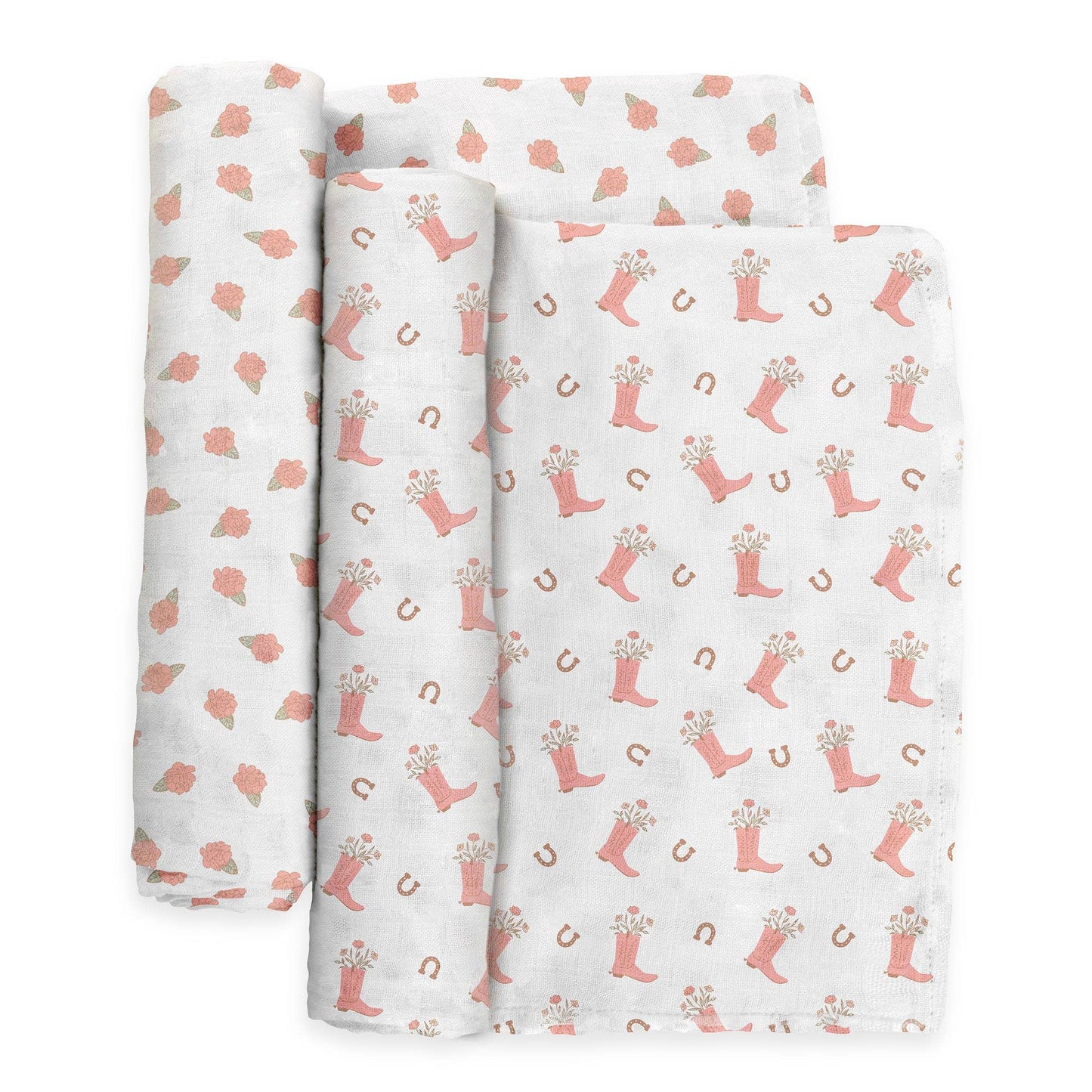 Swaddle Blanket Set - Bloomin' Boot