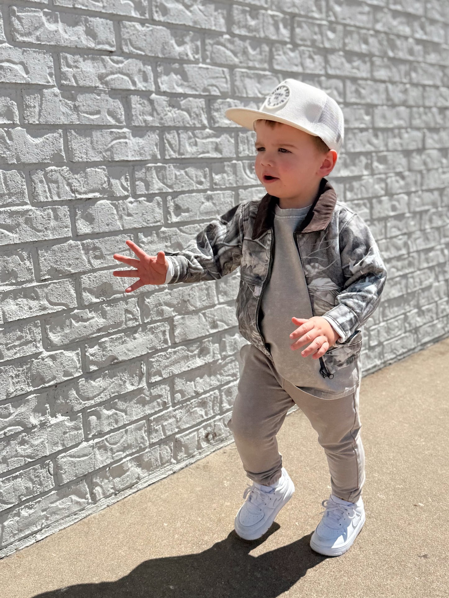Toddler Camo Denim Jacket