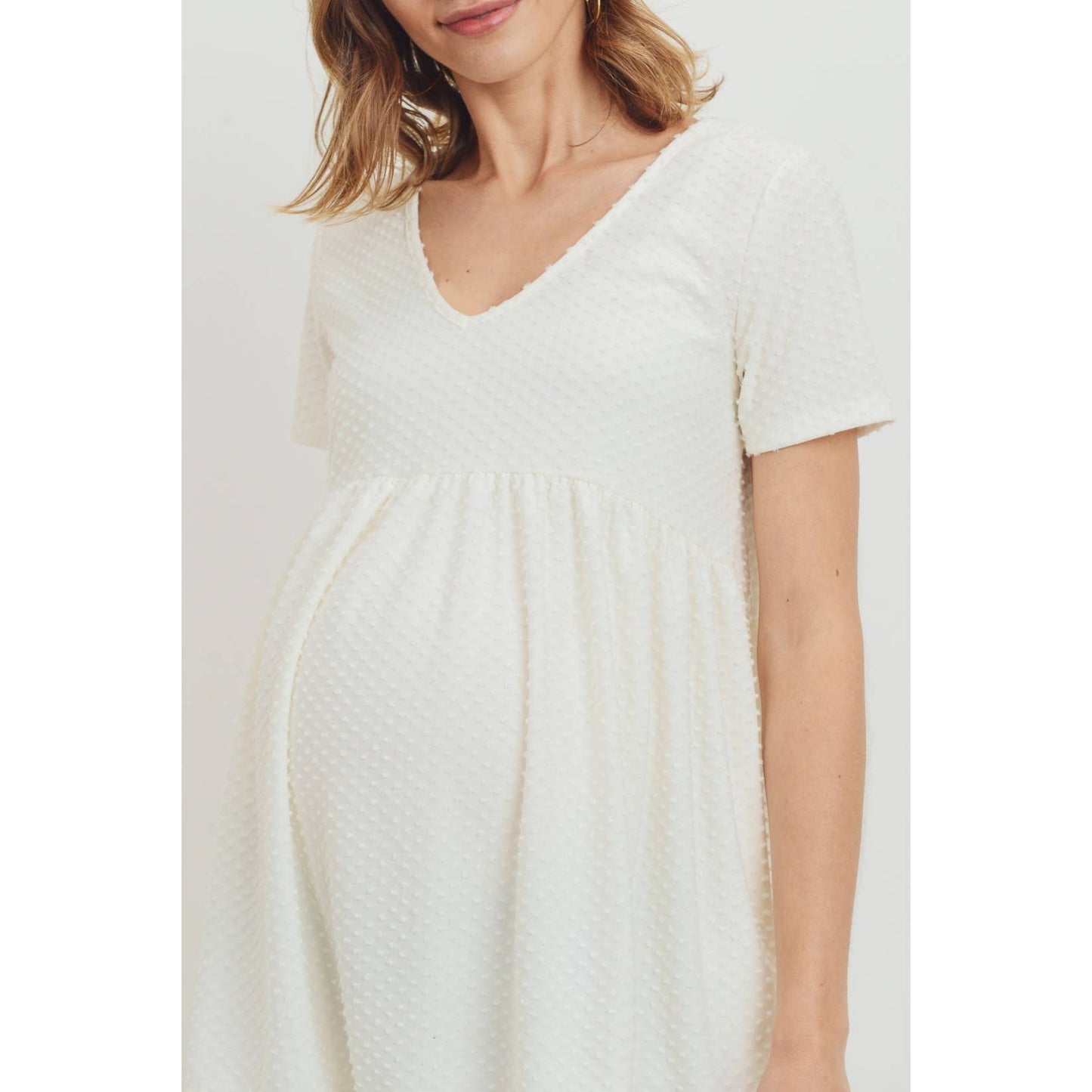 Maternity Swiss Dot Top