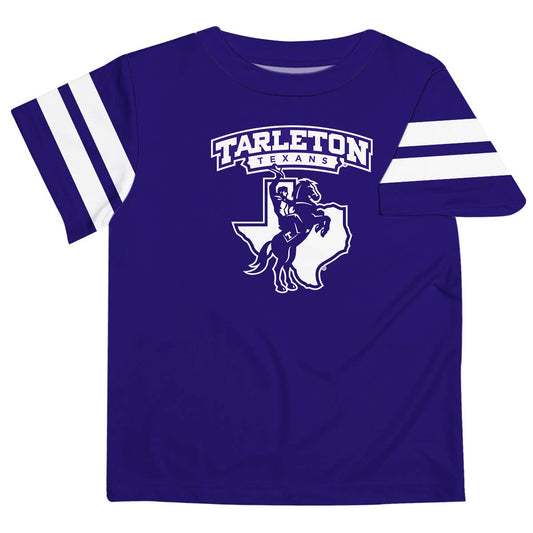 Tarleton State Striped Sleeve Tee