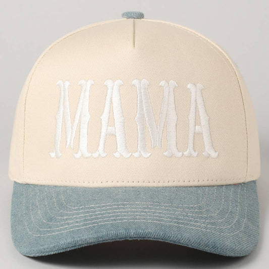 Mama Embroidery Cap