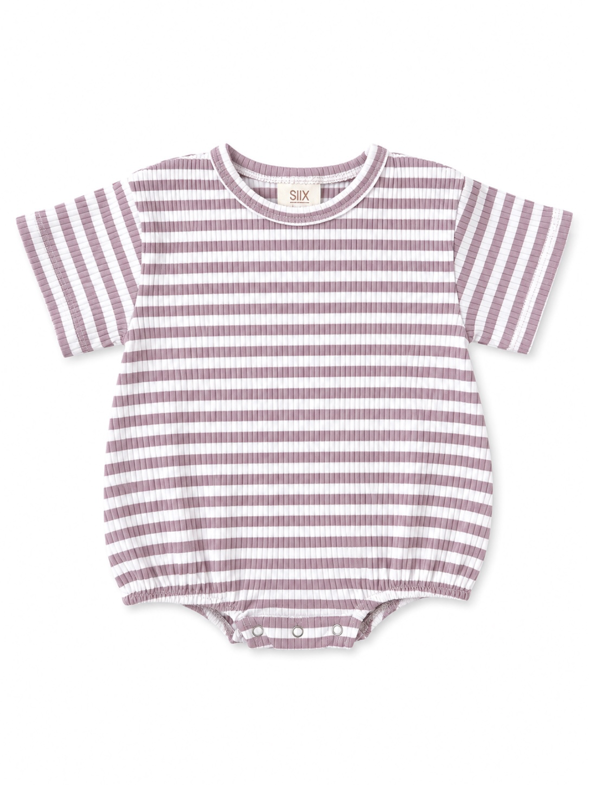 Violet Stripe | Bubble Romper