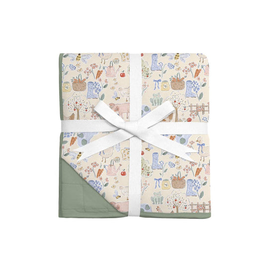Honey & Hen Quilted Blanket
