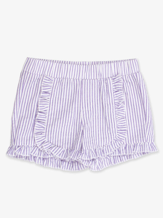 Wisteria Seersucker Shorts