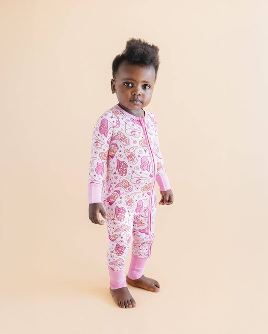 Pink Cowgirl Zippy Pajamas