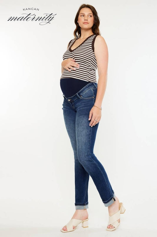 Full Band Straight Leg - Maternity Jeans