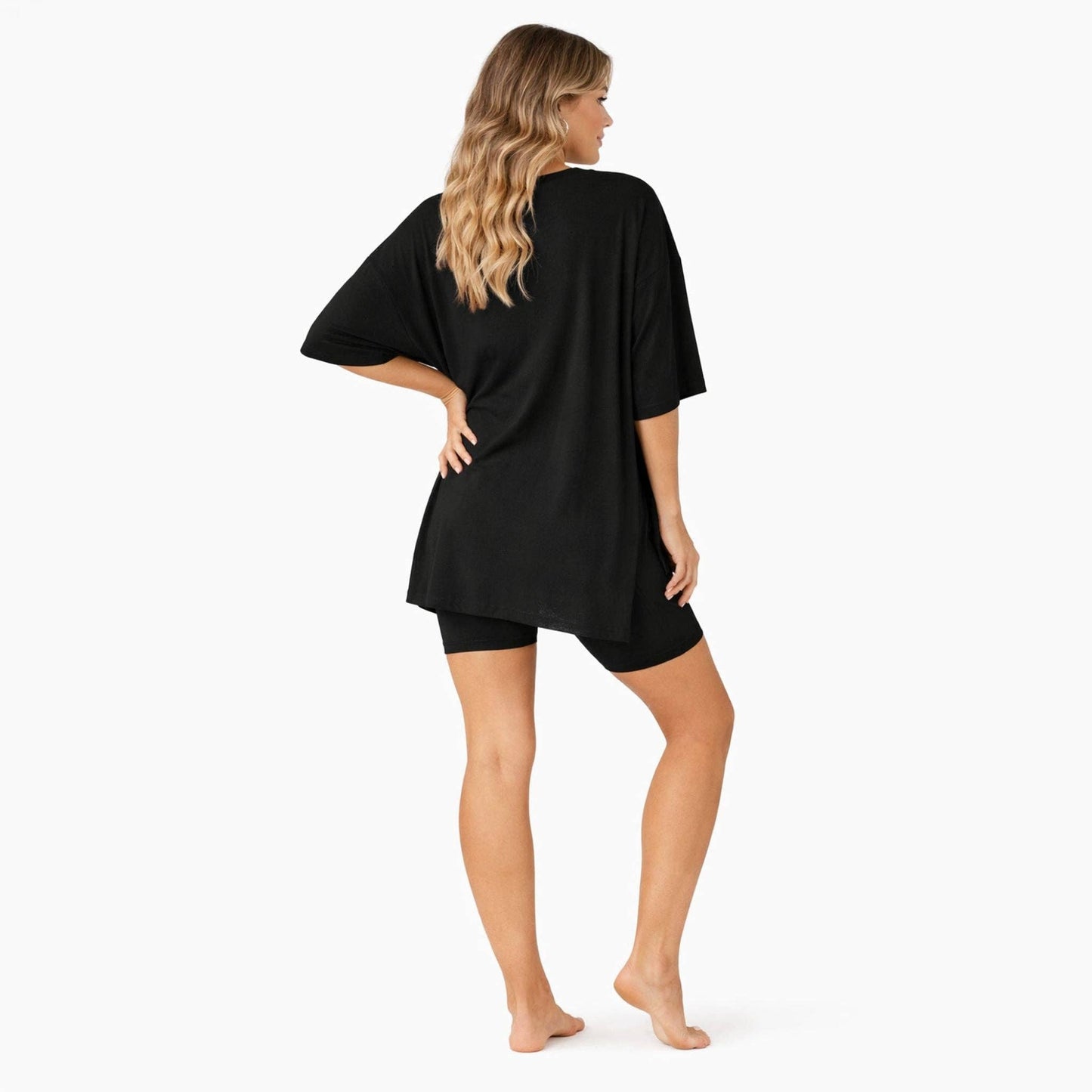 Relaxed Fit Maternity Biker Set