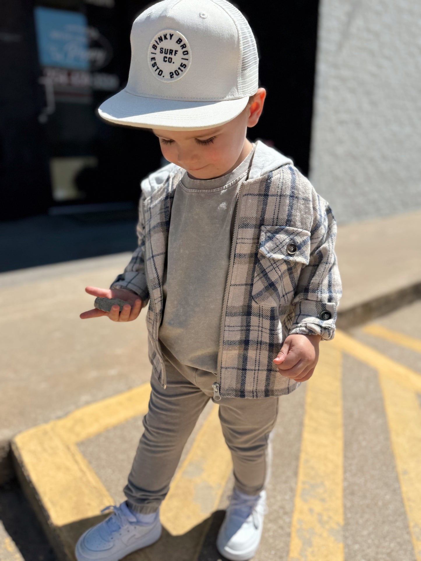 Toddler Hooded Flannel Jacket