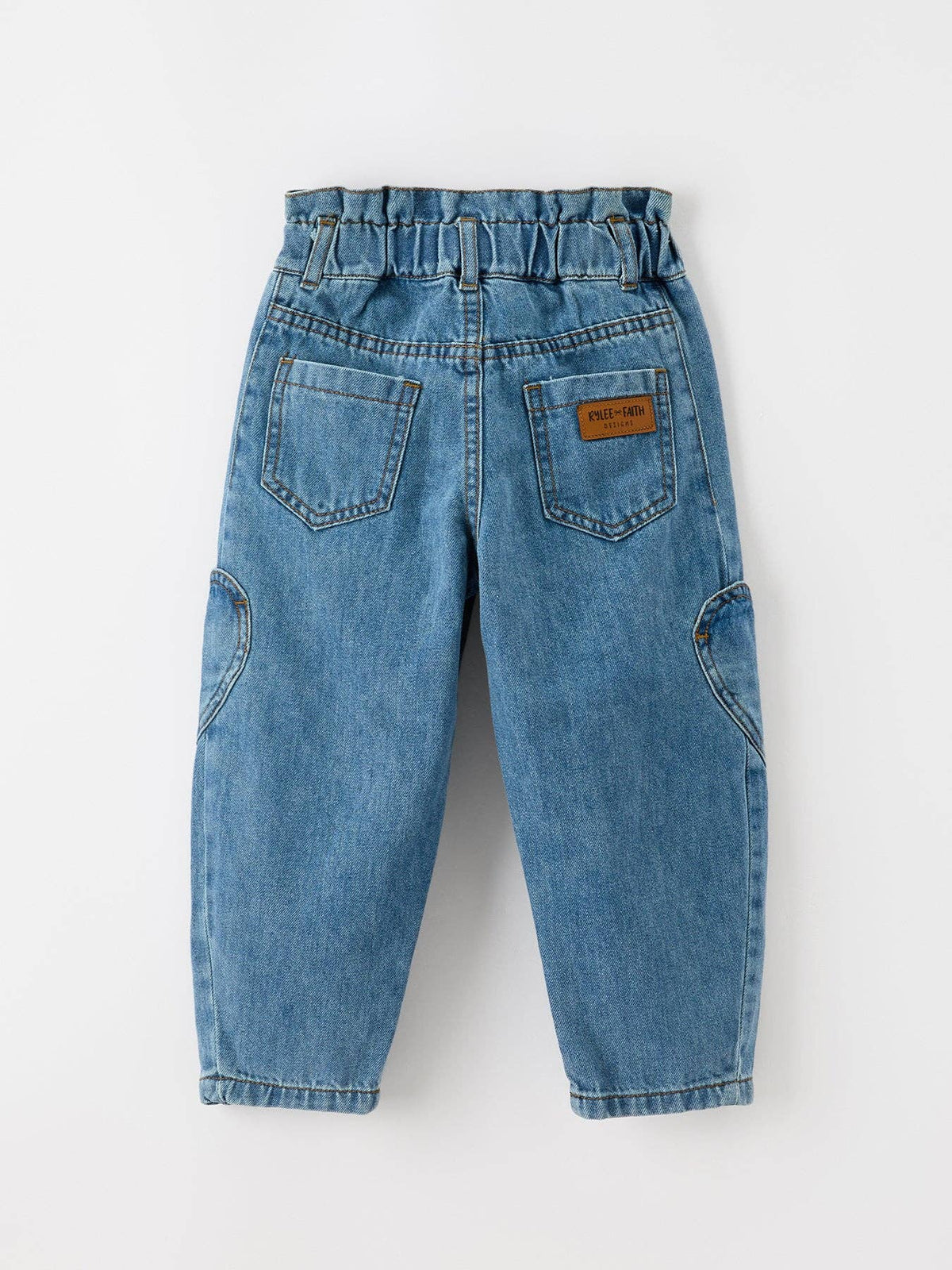 Heart Knee Barrel Jeans