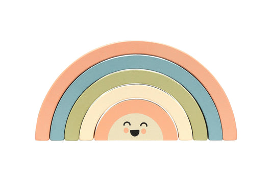 Wooden Stacking Rainbow Baby & Toddler Toy